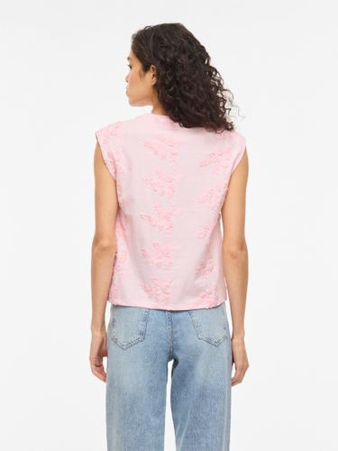 VINAYLA O-NECK S/L TOP/1 XS Normal geschnitten - Cherry Blossom