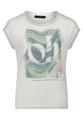 Blusenshirt 44 Lässig - Patch Cream/Green