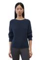 Rundhalspullover loose Blau XL