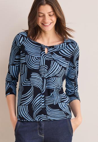Shirt mit Knotendetail M - Universal Blue