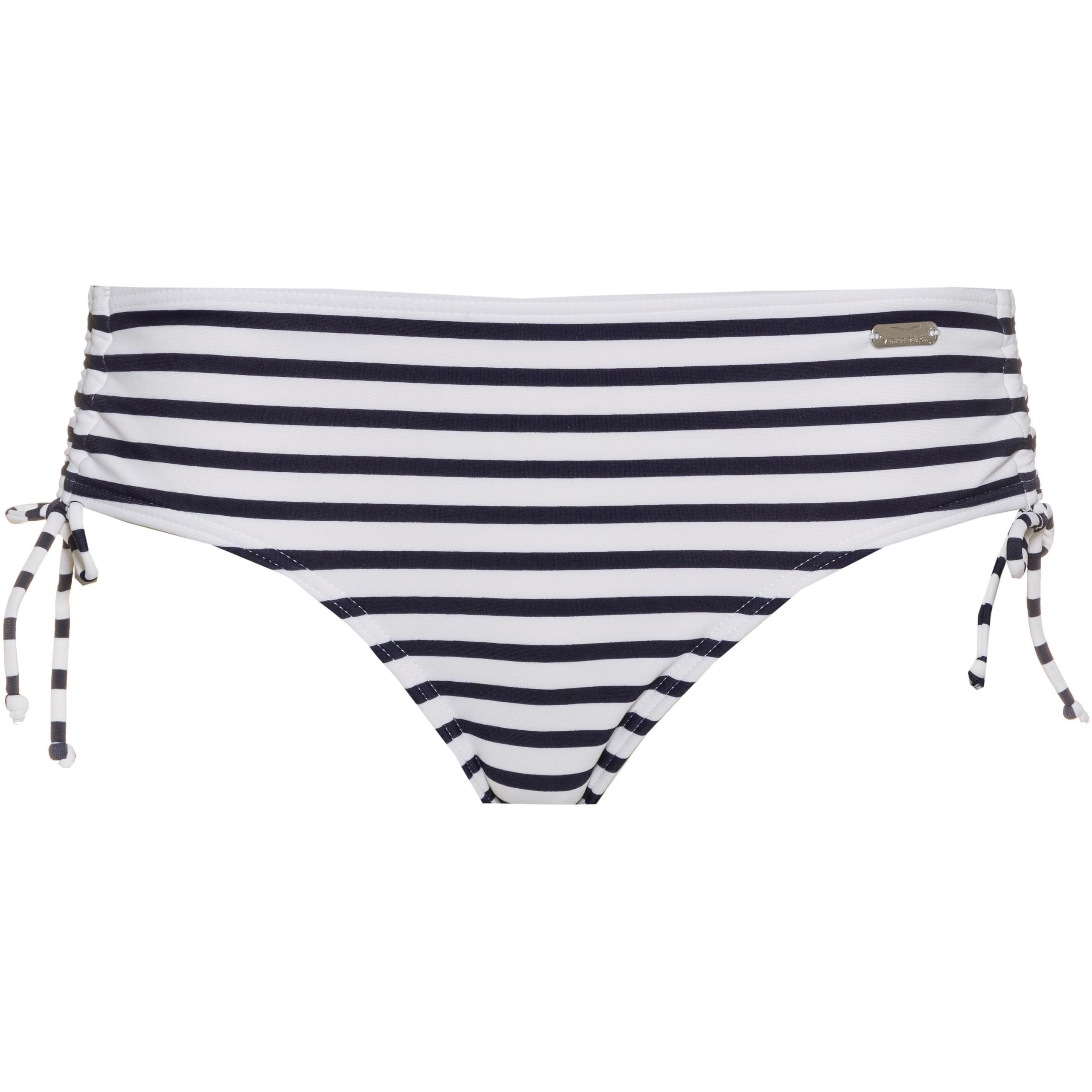 venice beach lm exkl. sport Bikinihose mit Raffung 36 - White-navy S