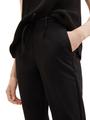 Lässige Stoffhose 40/32 Slim Fit - Deep Black