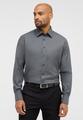 Hemd Dobbydesign Langarm 42/Langarm - 65cm MODERN FIT - Schwarz