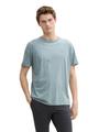 Basic T-Shirt aus Baumwolle XXL Regular Fit - Grey Mint