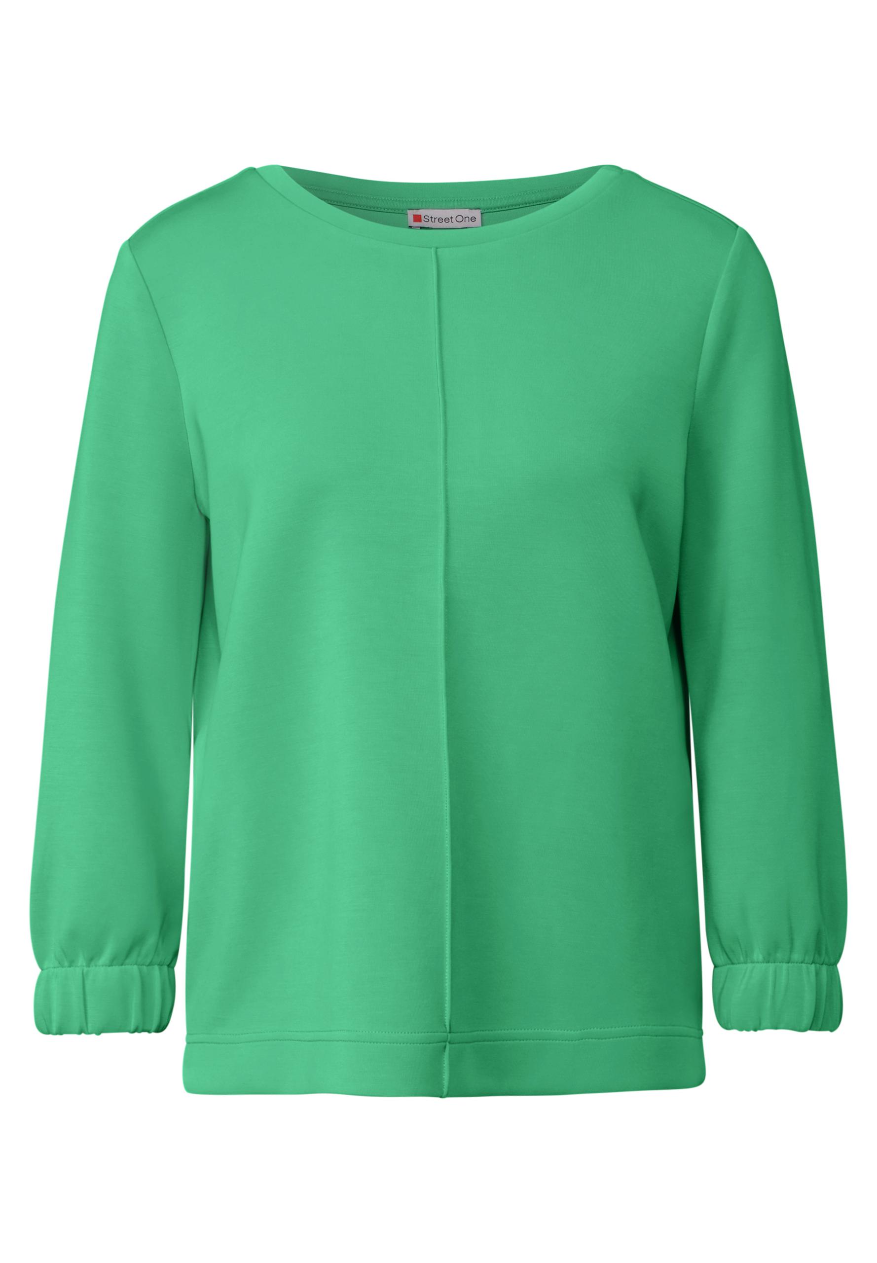 Silk-Look Shirt Grün 42