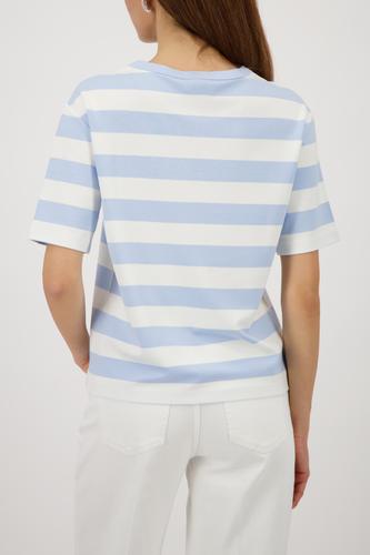 Sweatshirt mit Streifen 36 - Light Sky Ringel