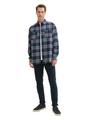 Comfort Fit Hemd mit Karomuster XXXL Comfort Fit - Navy Herringbone Check