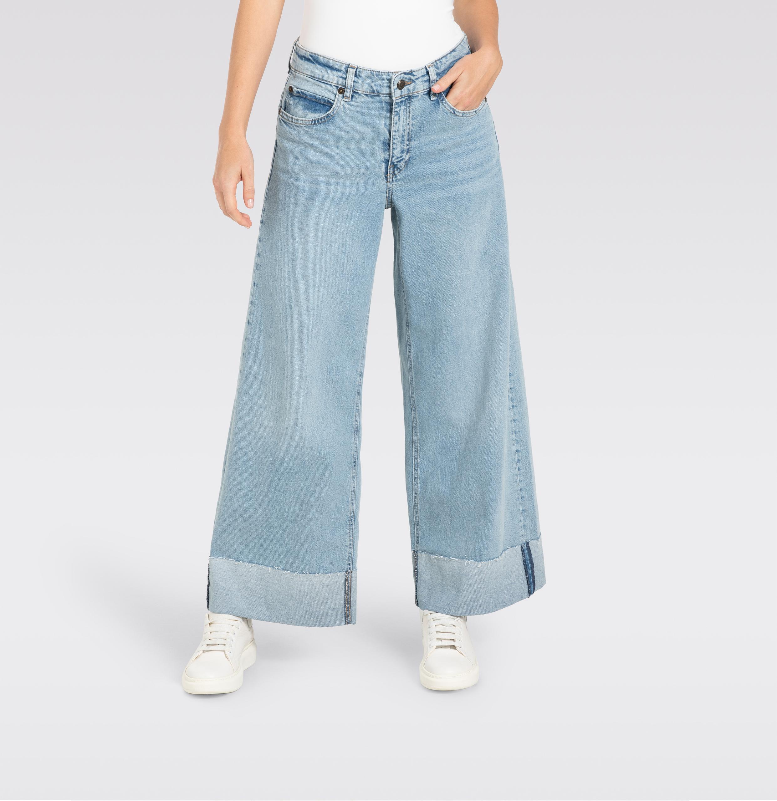 MAC JEANS - NEVADA, Rigid Cool 34/OL Wide Fit - Blau