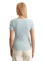 Ringel-T-Shirt regular XL - Multi/ Pure Teal
