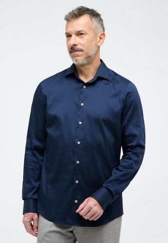 Performance Shirt Twill-Stretch Langarm Blau 44/Langarm - 67cm