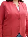 Plus Size - Fitted Blazer 48 Slim Fit - Berry Red
