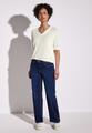 Strick-Look T-Shirt 36 - Off White