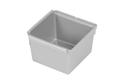 Schubladeneinsatz 8x8x5cm silber