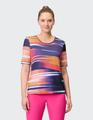 DOMINIQUE T-Shirt 48 - Fuchsia Red Print