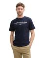 T-Shirt aus Baumwolle mit Logo-Print XL Regular Fit - Sky Captain Blue