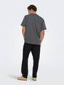 ONSFRED LIFE RLX SS TEE NOOS XXL Locker geschnitten - Grey Pinstripe