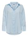 ONLZAZIMA L/S LOOSE SHIRT WVN NOOS XL Locker geschnitten - Chambray Blue