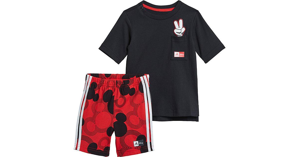 Disney Mickey Mouse & friends Baby T-Shirt DY MM SUM 2 , Organic Cotton schwarz/weiß Gr. 80 Jungen Kinder