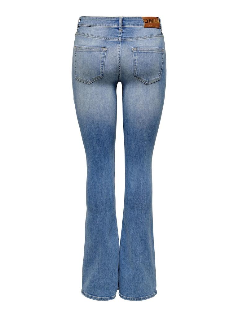 ONLBLUSH MID FLARED DNM TAI467 NOOS L/32 Ausgestellt - Light Blue Denim