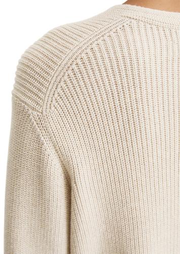 V-Neck-Cardigan relaxed Weiß S