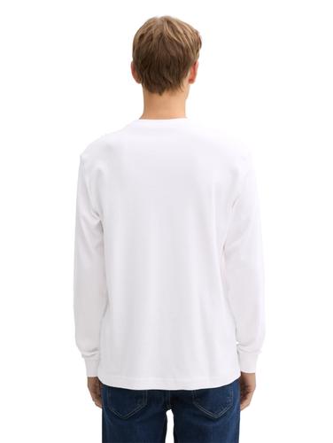 Langarmshirt aus Baumwolle XL Regular Fit - White