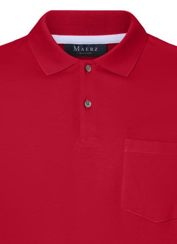Poloshirt, Knopf 1/2 Arm Regular Fit - Flash Red
