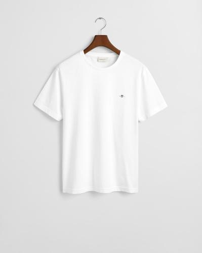 Regular Fit Shield T-Shirt Weiß M