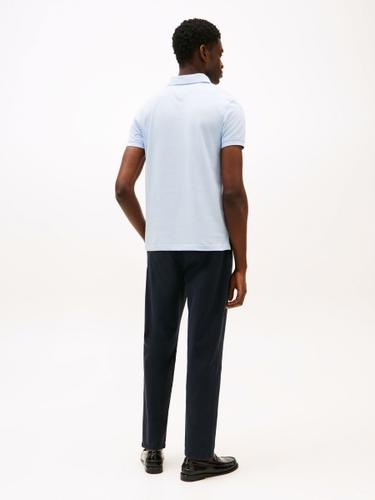 Poloshirt in Slim-Fit - Hellblau / S