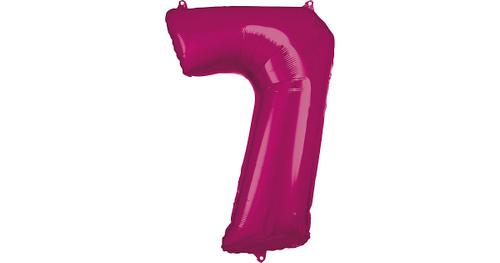 Folienballon 7, pink