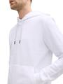 Hoodie Sweatshirt aus Baumwolle XL Regular Fit - White