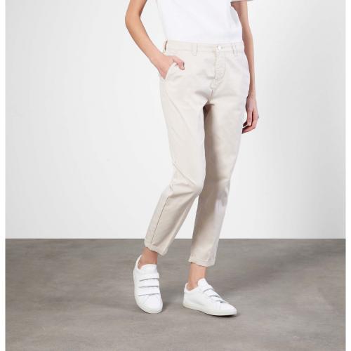 MAC JEANS - CHINO, Authentic stretch gabardine 38/OL Slim Fit - Beige