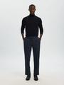 SLH-190 REG TAPERED LEROY WOOL BLND PANT S Verjüngt - Dark Navy