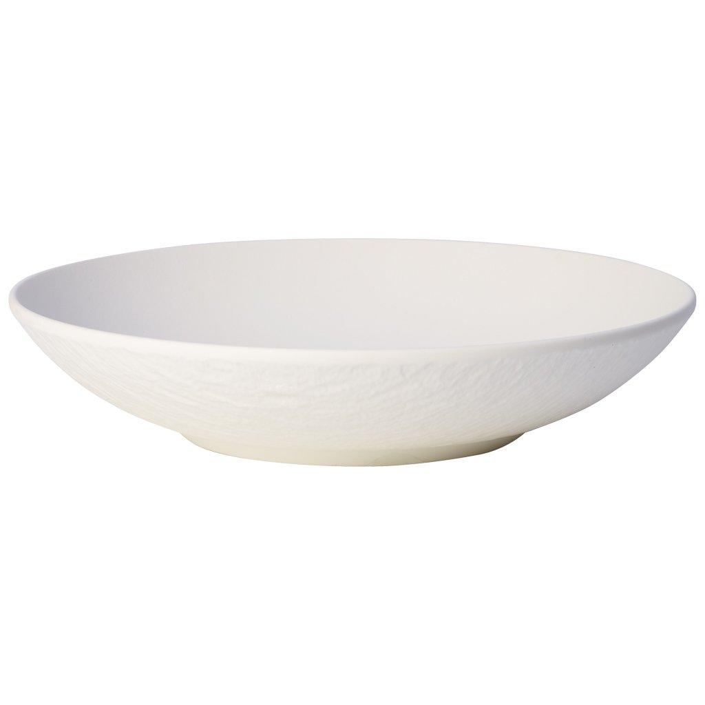 Villeroy und Boch Manufacture Rock Schale flach 24cm - Blanc