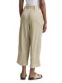 High Waist Culotte Hose mit Bindegürtel M Culotte Fit - Vertical Green White Stripe