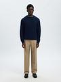 SLH220-LOOSE FINN FLEX PANTS NOOS XXL Locker geschnitten - Greige