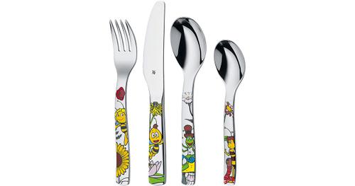 Kinderbesteck-Set Die Biene Maja, 4-teilig