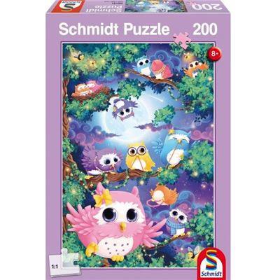 Schmidt Spiele - Puzzle - Im Eulenwald, 200 Teile