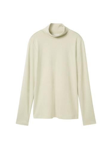 Langarmshirt mit Rollkragen XXXL Regular Fit - Pure Sage Melange