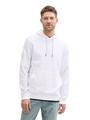 Hoodie Sweatshirt aus Baumwolle XL Regular Fit - White