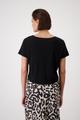 T-Shirt mit Pailletten 38 - Schwarz