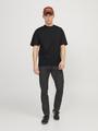 JORVIBE HEAVY TEE SS CREW NECK L Locker geschnitten - Black