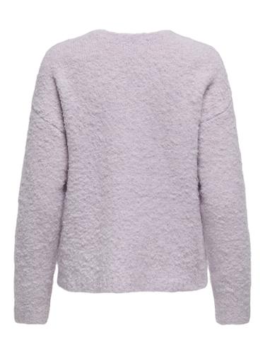 ONLCILLE LS O-NECK CC KNT L Normal geschnitten - Raindrops