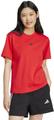ADIDAS Damen Shirt Essentials Small Logo Cotton L in Rot