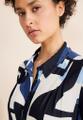 Print Hemdblusenkleid Blau 40