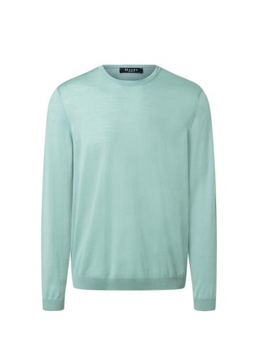 Pullover Rundhals 1/1 Arm Modern Fit - Iced Mint