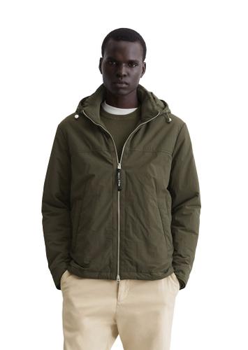 Kapuzen-Jacke regular Grün L