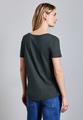 Basic T-Shirt in Unifarbe 36 - Hunter Green